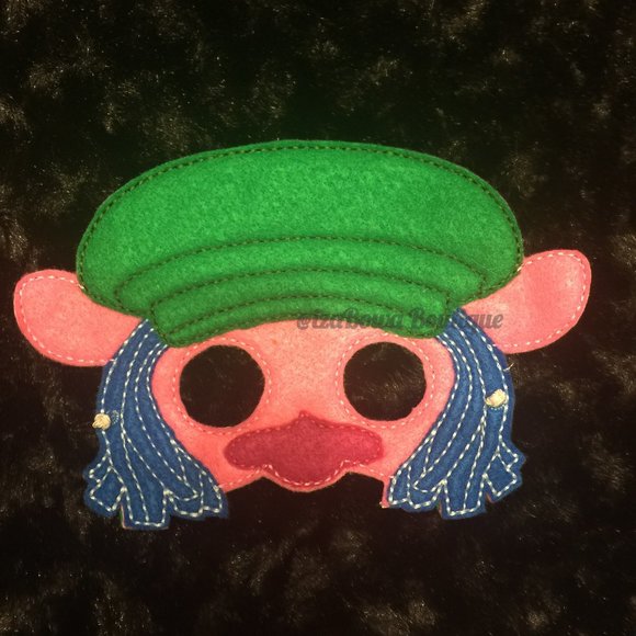 Cooper from Trolls Character Inspired Felt Mask  HANDMADE - Picture 1 of 1